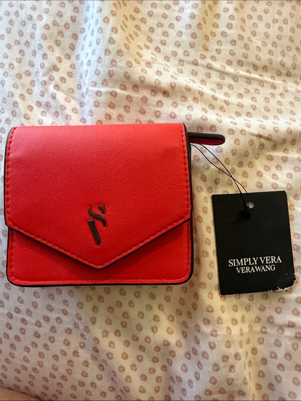 Small Red Leather Wallet